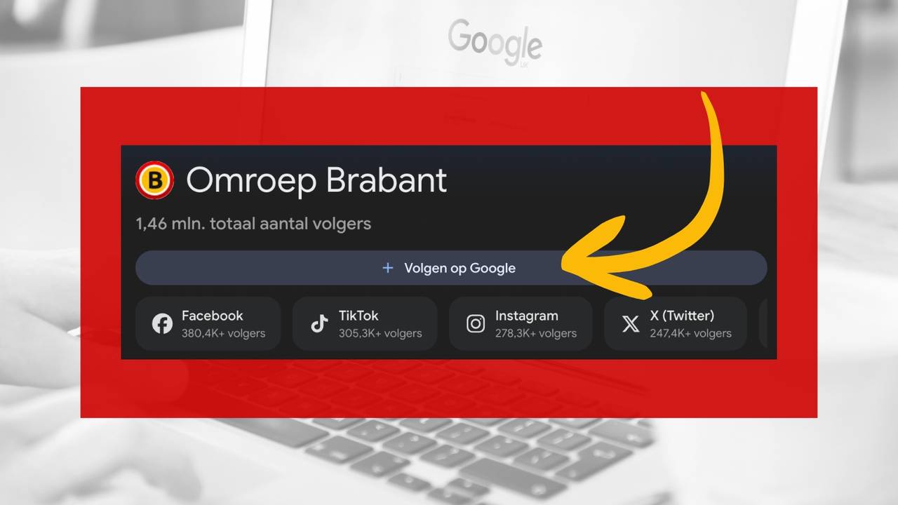 Mis niks van het Brabantse nieuws en volg ons nu ook via Google