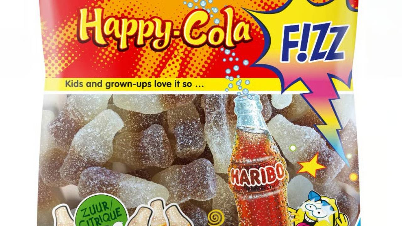 Happy-Cola Haribo snoep (Bron: Haribo).