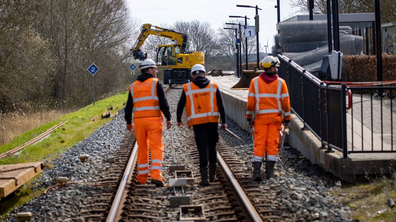 Werkzaamheden aan het spoor (archieffoto: ANP).