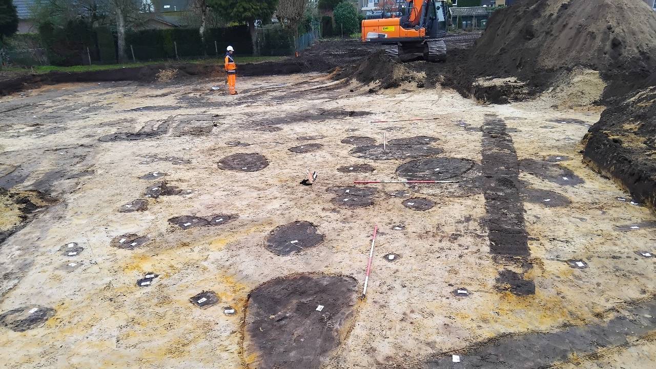 De gevonden resten in Boerdonk.