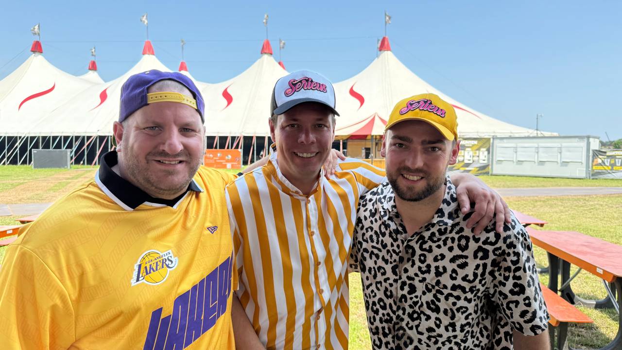 René, Stephan en Thomas van Effe Serieus (foto: Jos Verkuijlen)