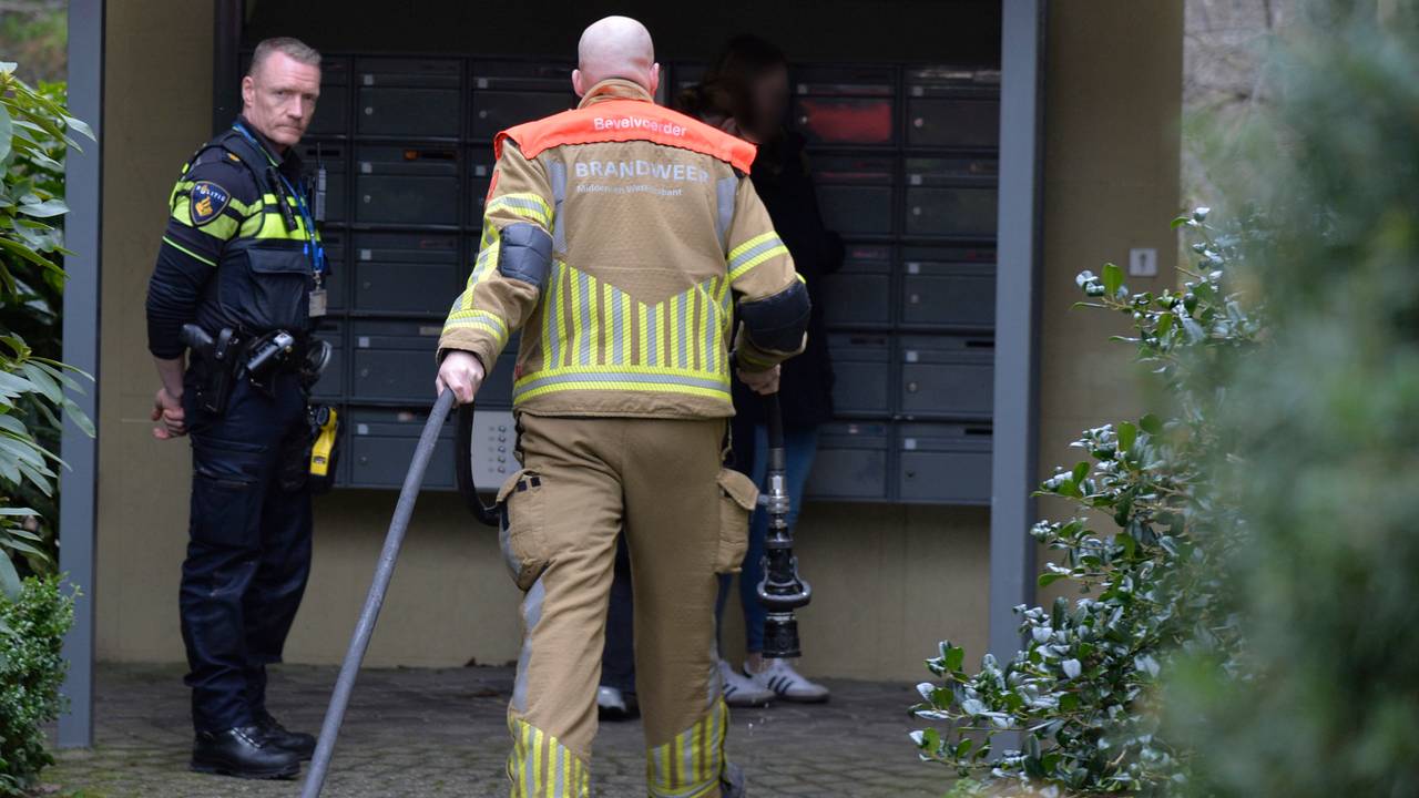 Ook de politie was erbij (foto: Perry Roovers/SQ Vision).