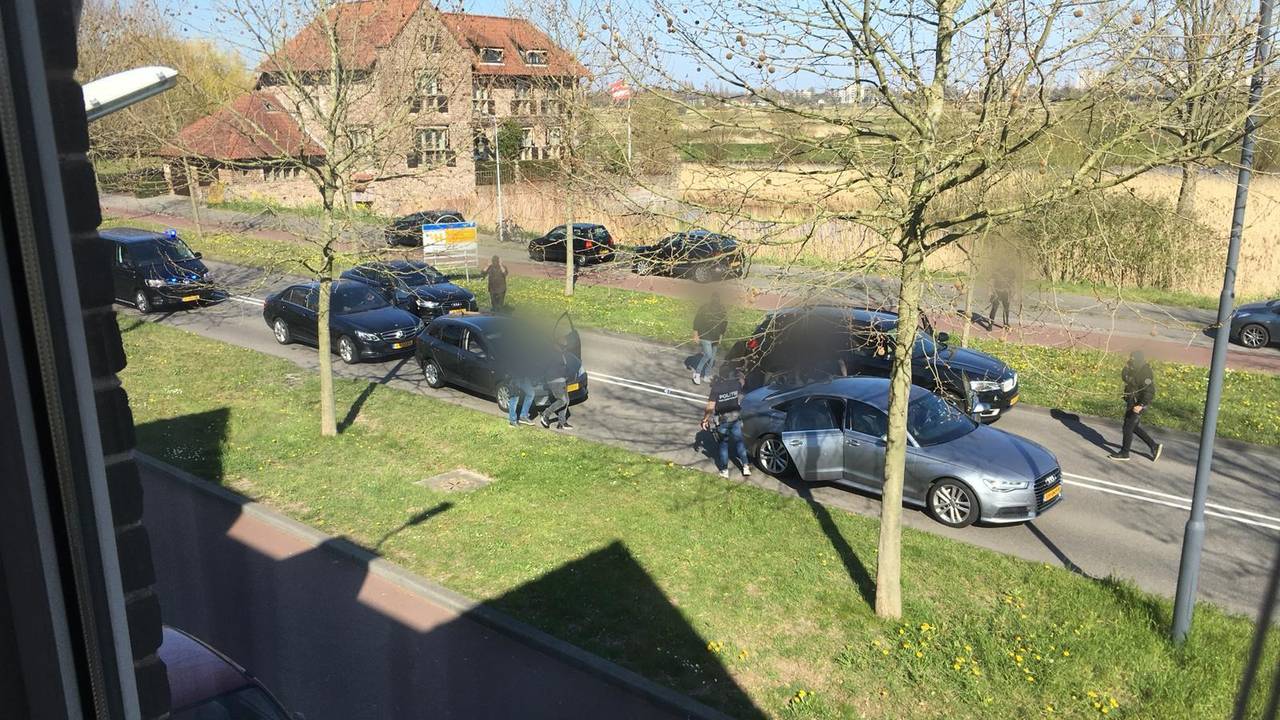 De tweede verdachte werd zondag aangehouden (lezersfoto).