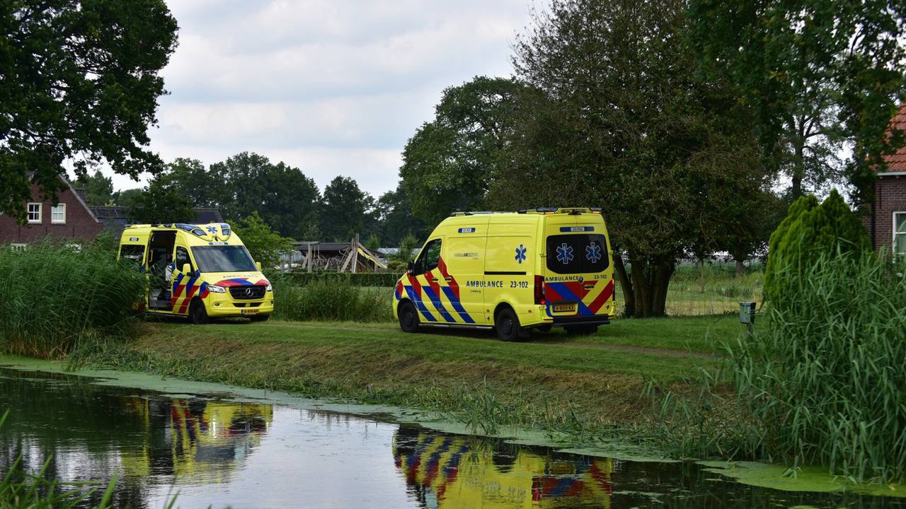 Persoon te water (foto: Johan Bloemers/SQ Vision).