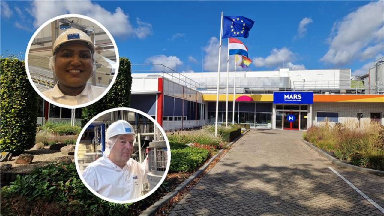 Aartie en Hans werken in de grootste chocoladerepenfabriek ter wereld (foto: Tom Berkers).