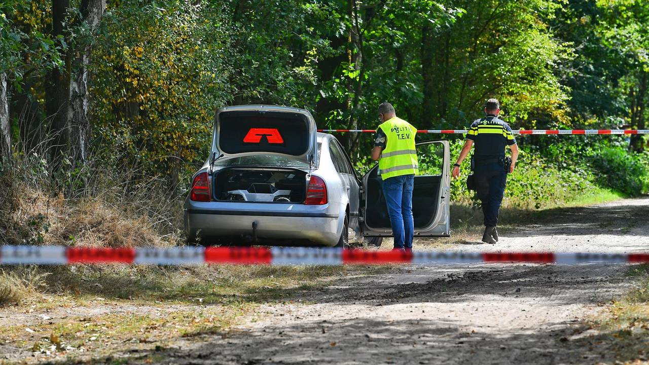 De aangetroffen auto (foto: Rico Vogels/SQ Vision).