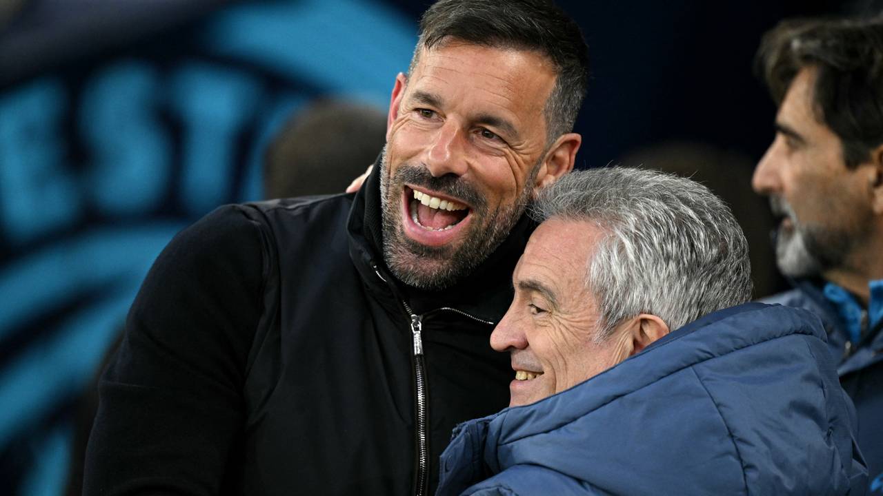 Ruud van Nistelrooij en Juanma Lillo (Foto: ANP)