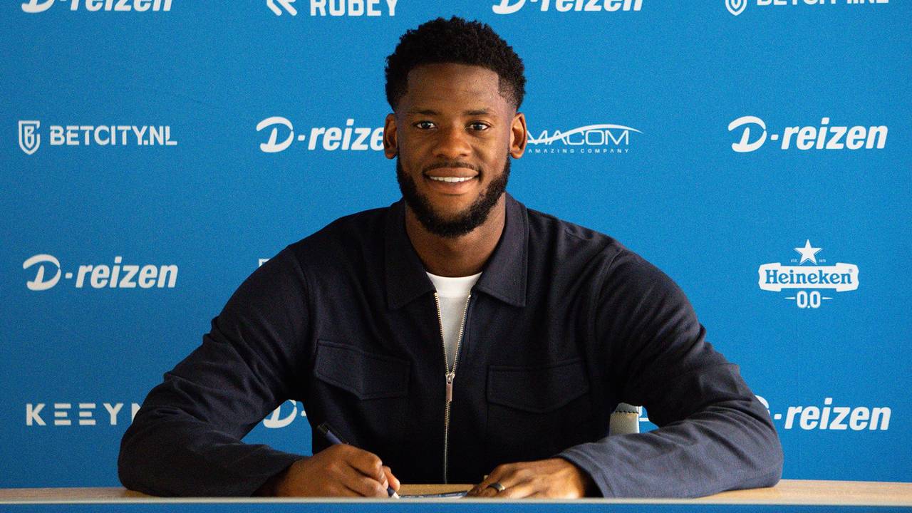 Luke Mbete, verdediger van FC Den Bosch.