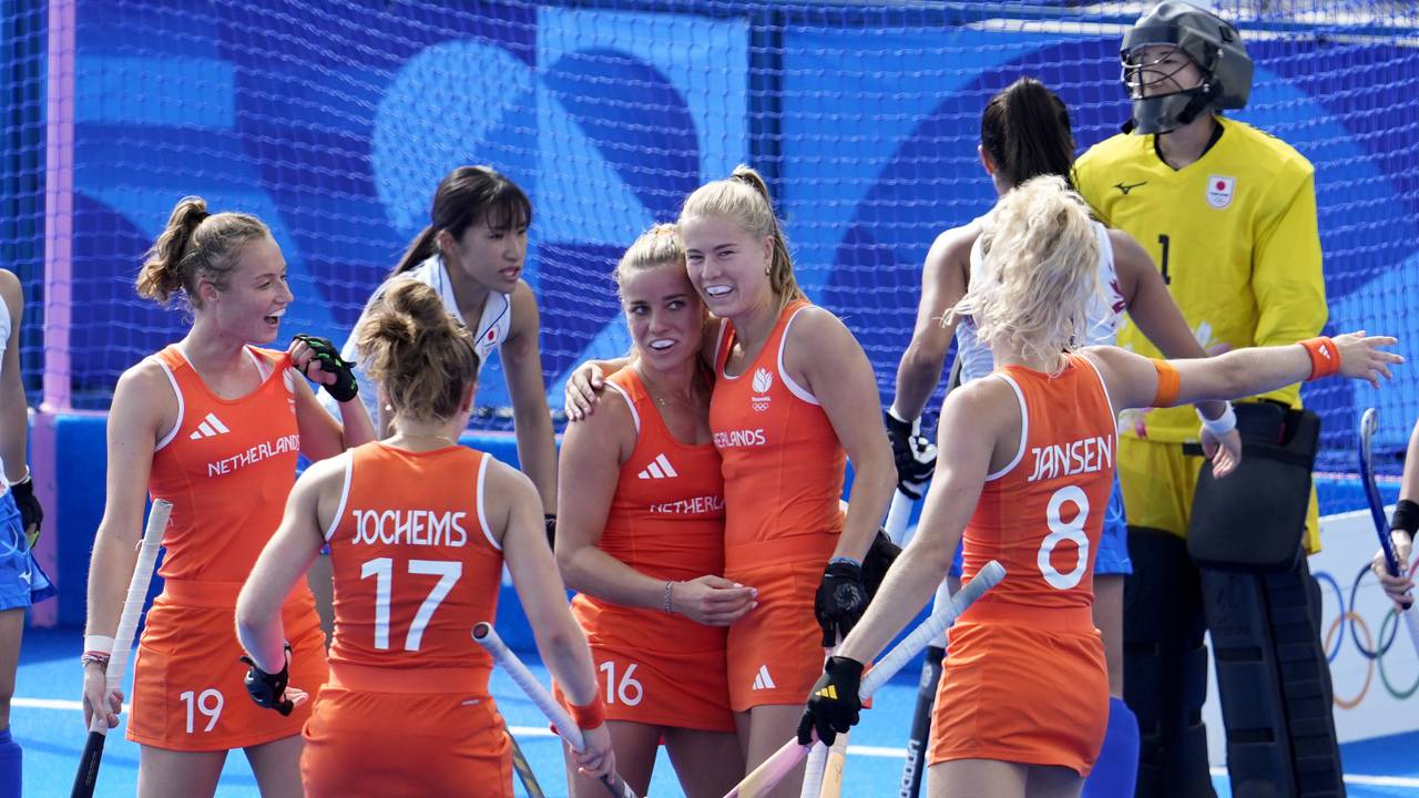 Joosje Burg was een keer trefzeker voor Oranje tegen Japan (foto: ANP 2024/Anjum Naveed AP).