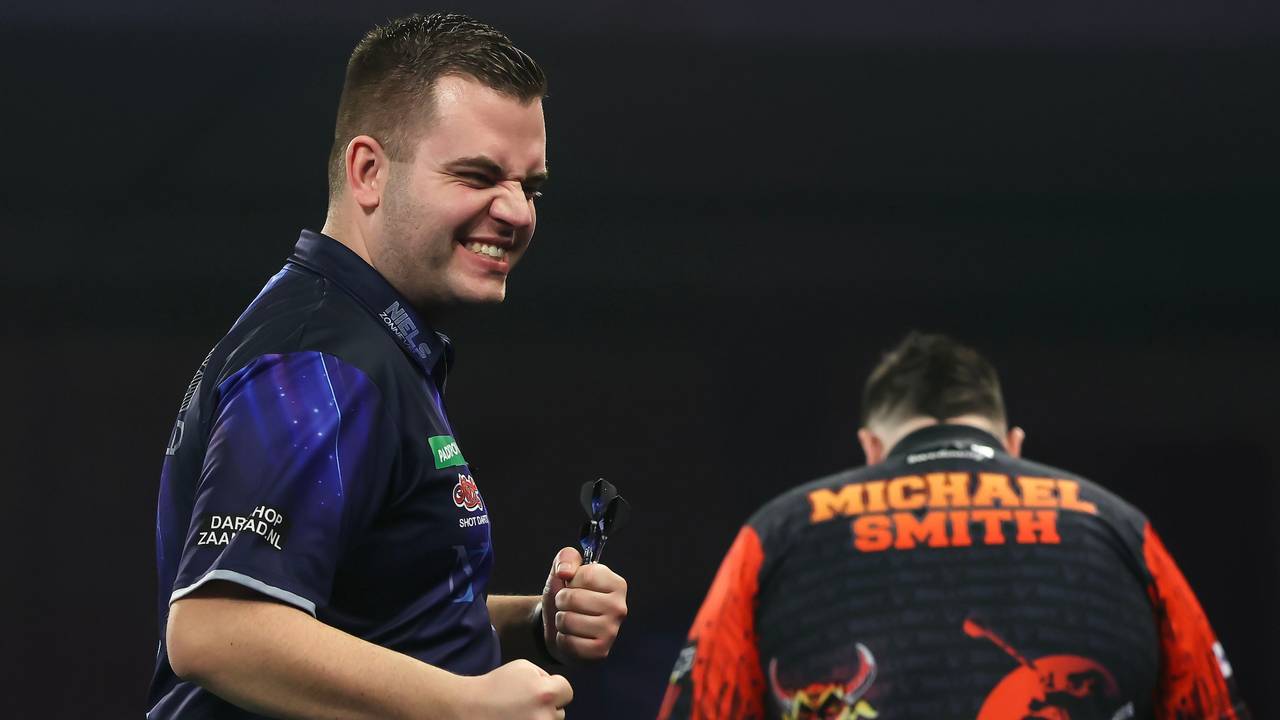 Niels Zonneveld sloeg toe in de derde en vierde set (foto: PDC).