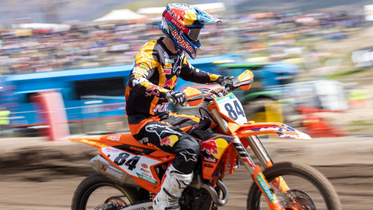 Herlings was de snelste in de tweede manche (foto: ANP).