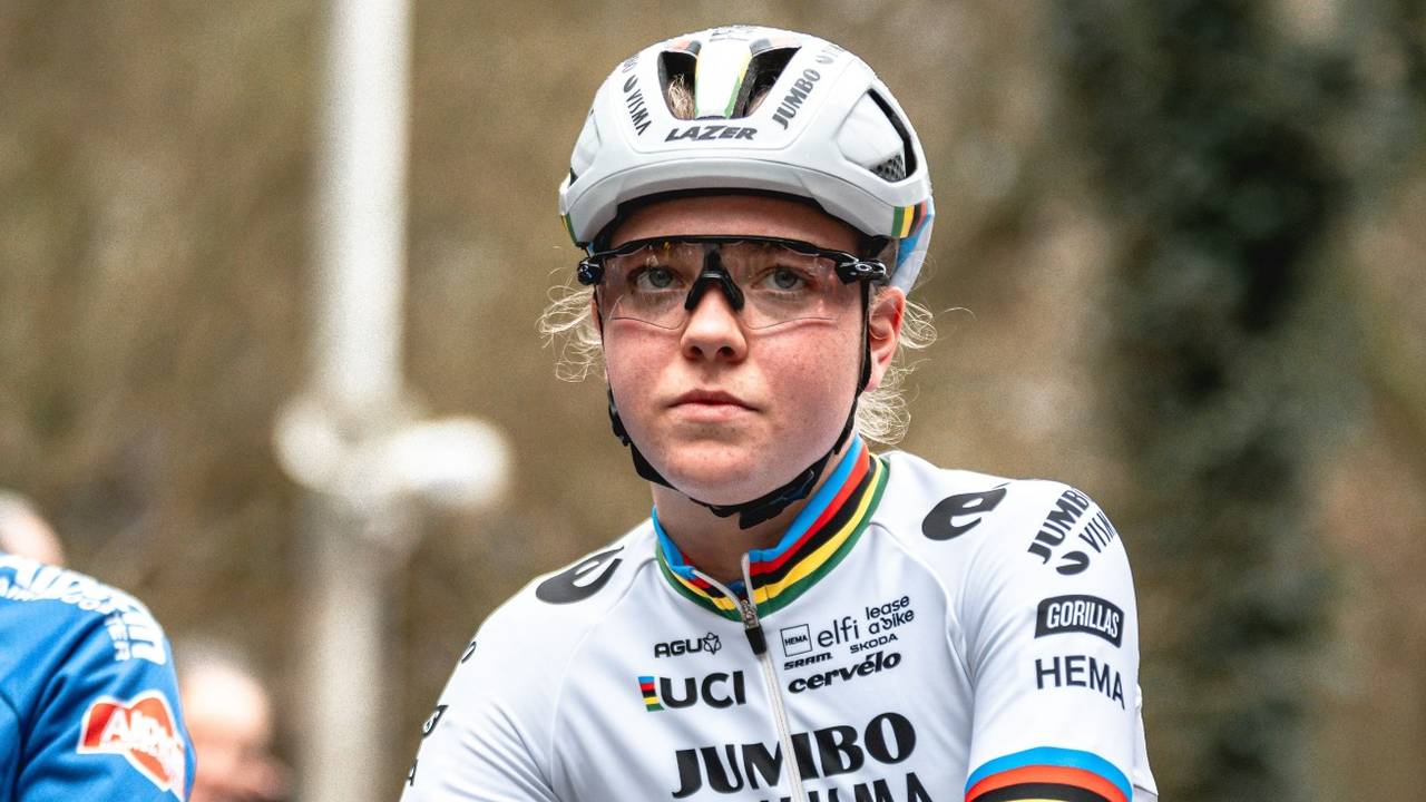 Fem van Empel bij een rit in februari (foto: ANP).