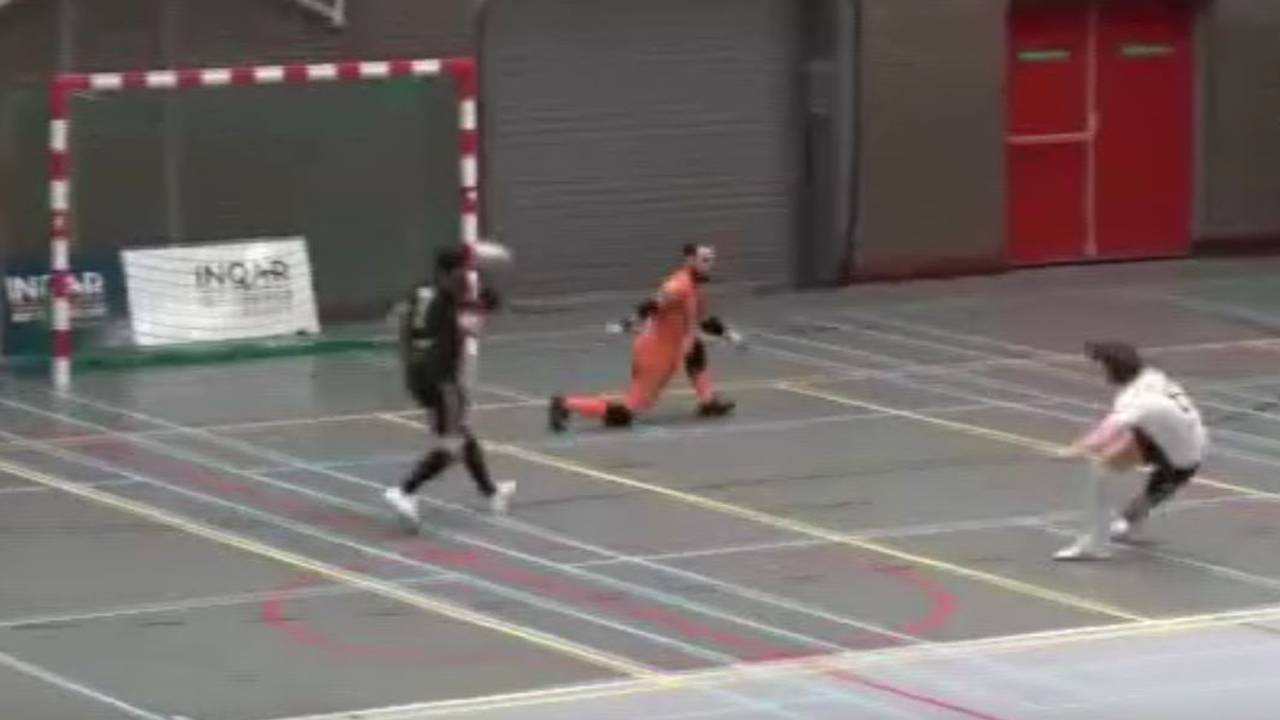 Eén van de 23 Bossche treffers.