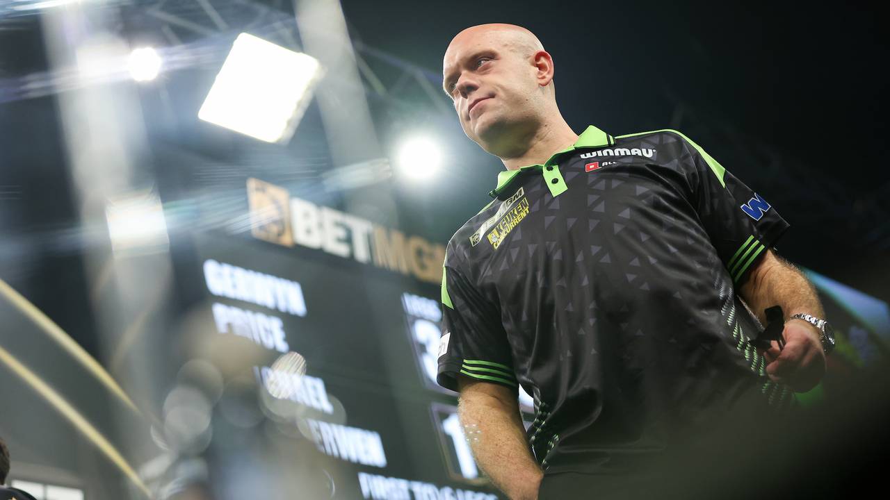 Michael van Gerwen ging ten onder in de eerste ronde (foto: PDC).