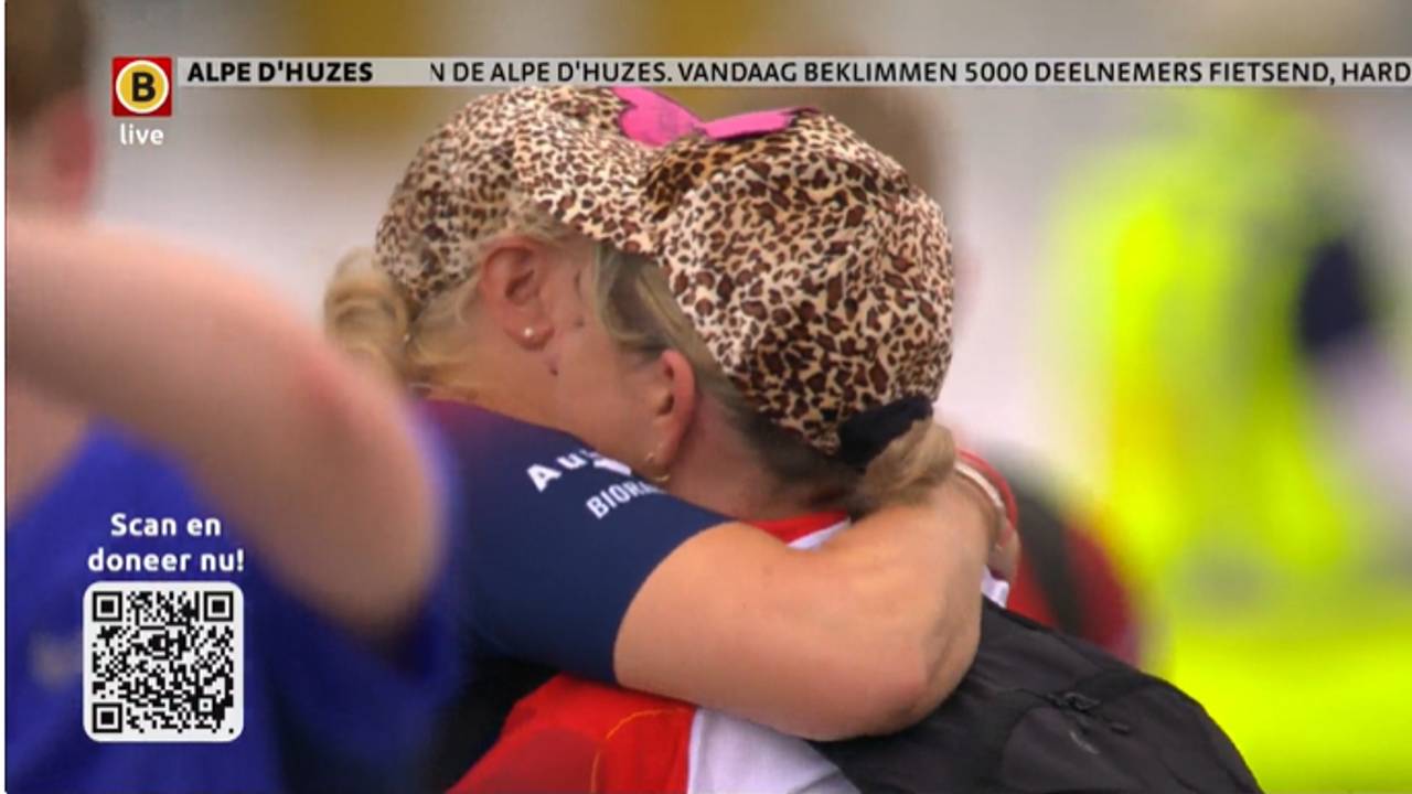 Emoties bij Alpe d'HuZes.