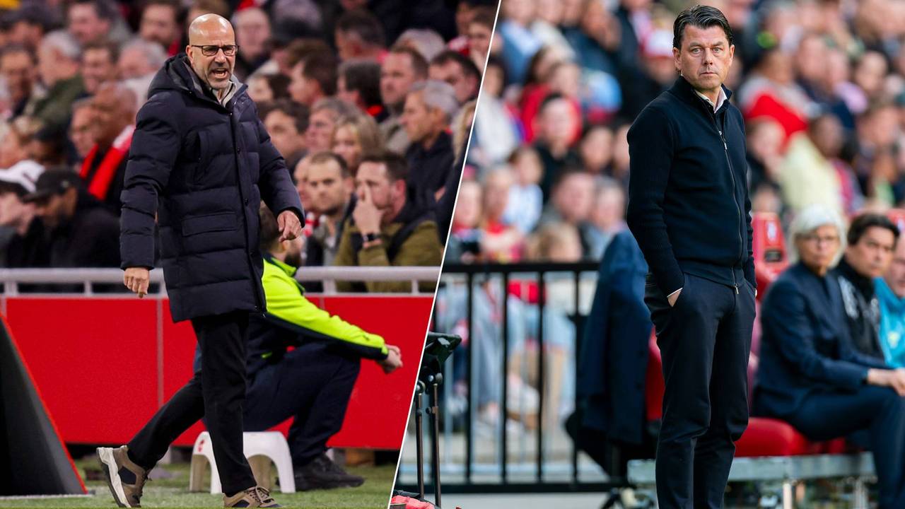 Peter Bosz (links) en Roeland ten Berge, beiden genomineerd (foto's: Orange Pictures).