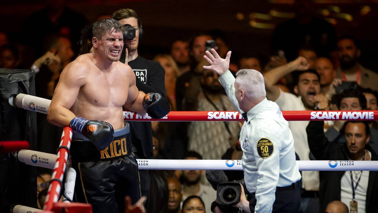 Rico Verhoeven maakte grote indruk ondanks zijn nederlaag (foto: ANP 2026/Koen van Weel).