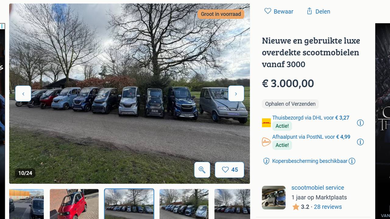 Advertentie van de verkoper (Foto: Marktplaats)