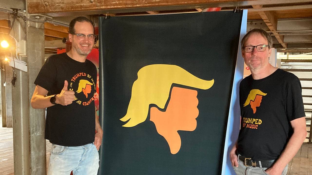 David Grover (links) en Frank van Osch (rechts).