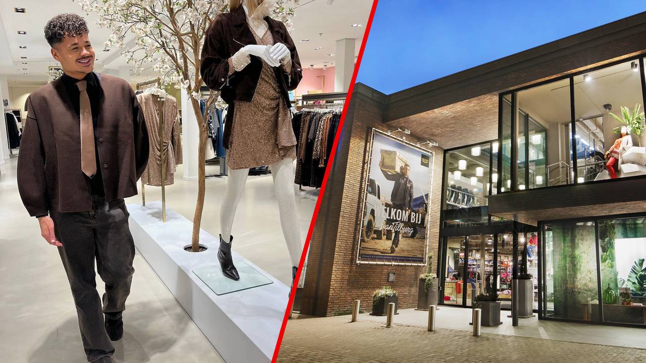 Mitchel geeft raad over kerstoutfits (foto: Van Tilburg). 