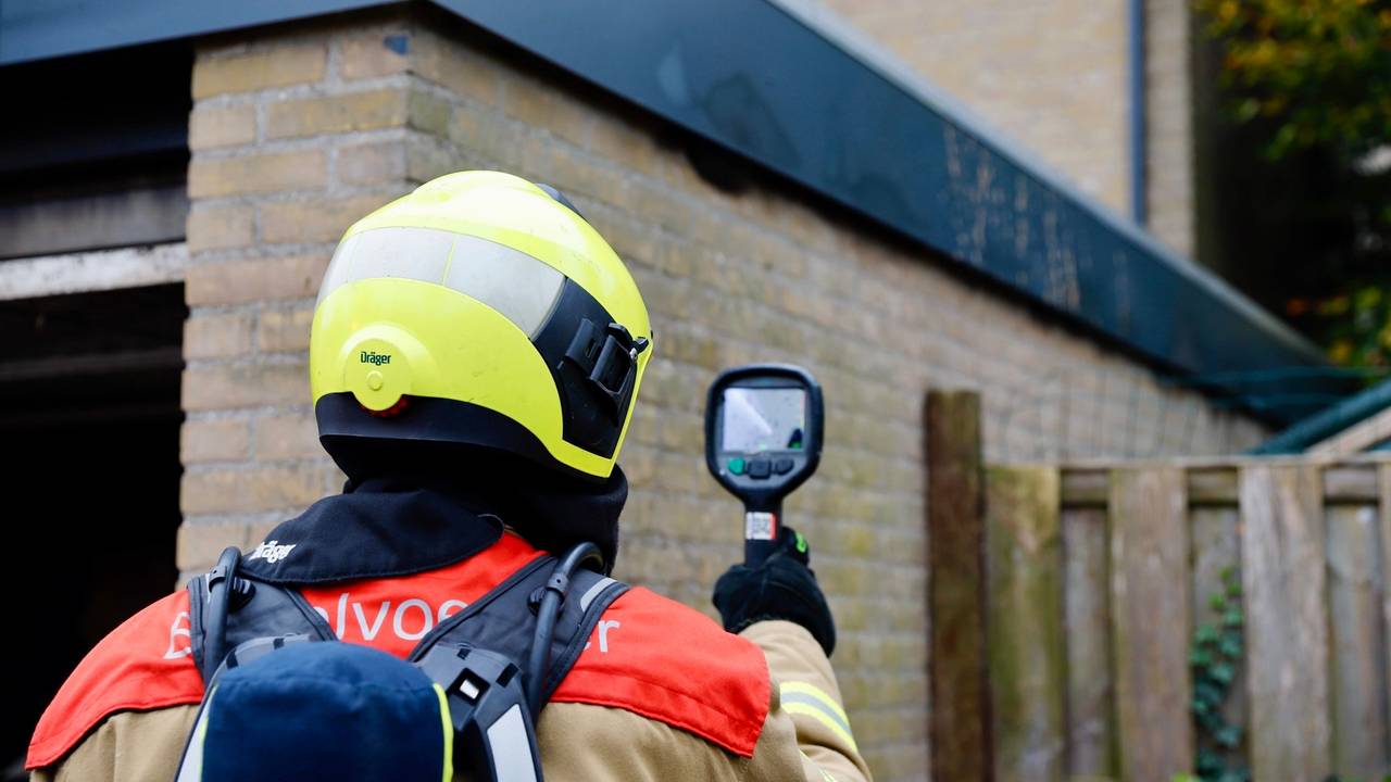 Brand na kortsluiting (foto: SK-Media).