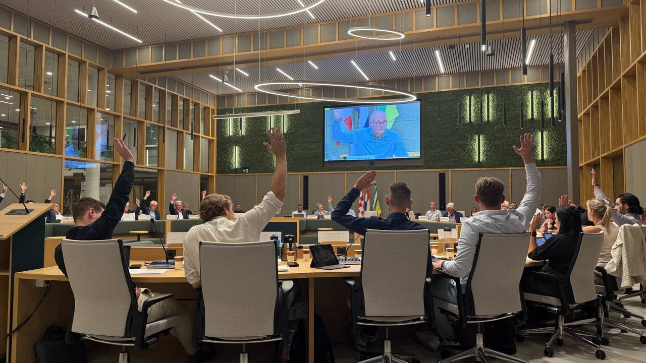 De gemeenteraad van Maashorst (foto: Jos Verkuijlen).