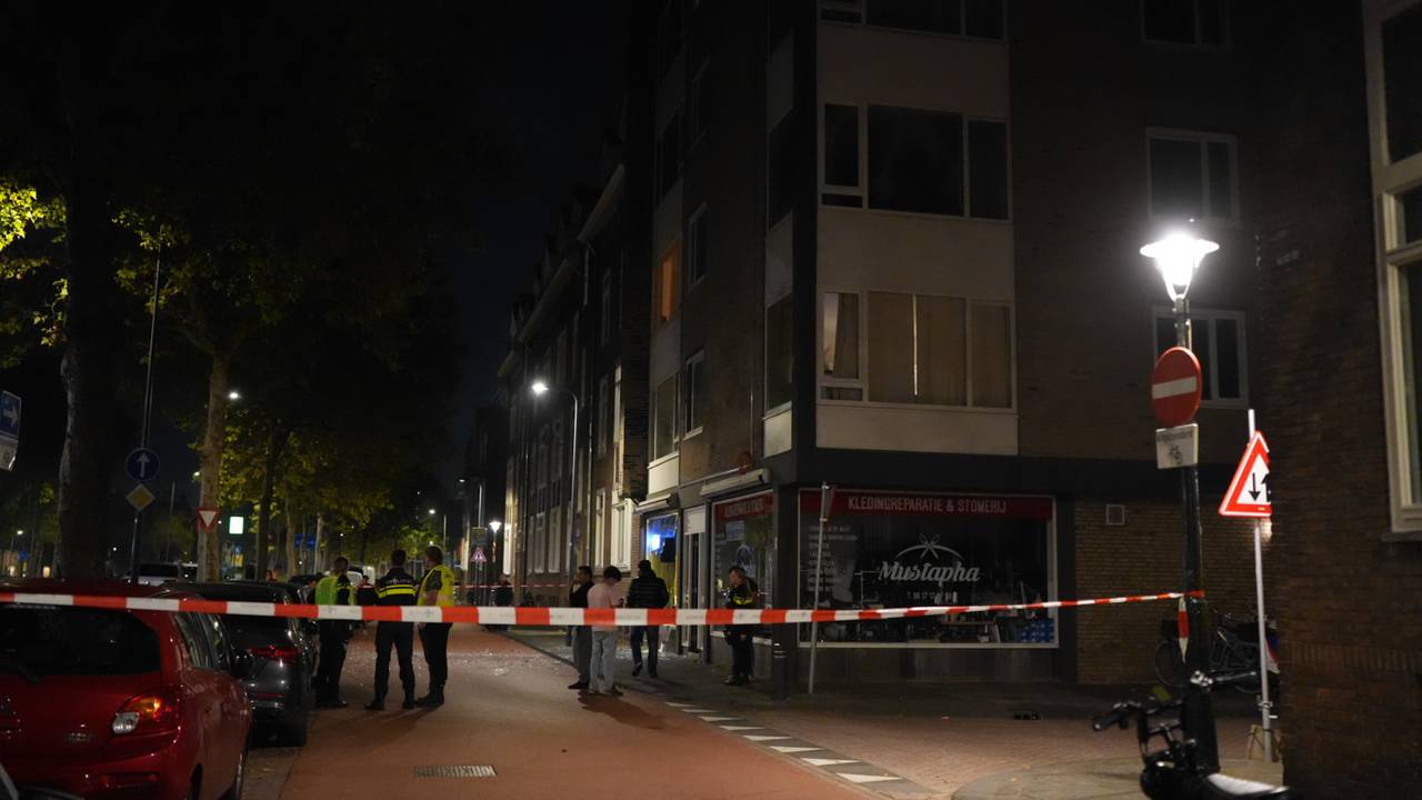 De straat is afgezet (foto: Persbureau Heitink).