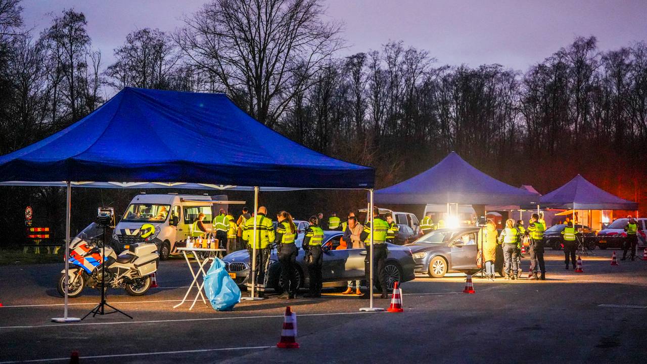 De controle begon toen het licht was en werd later voortgezet (foto: SQ Vision)