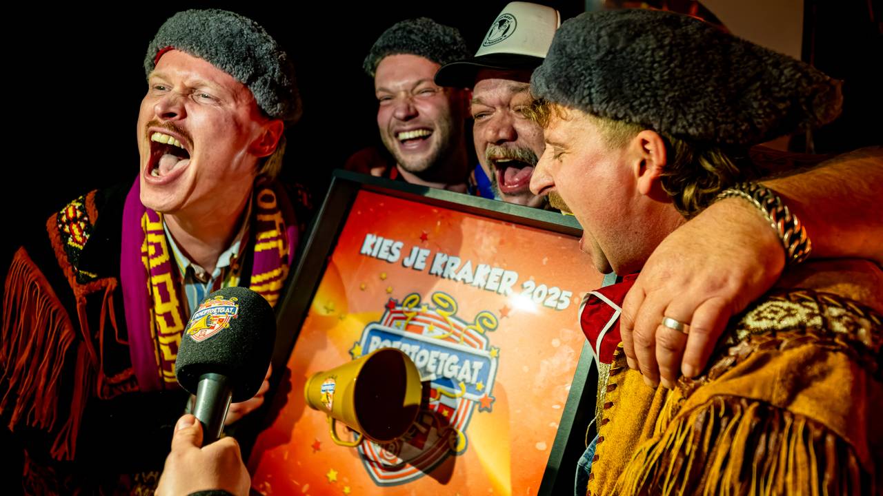 C.V. De Kapotte Kachels ft. Rene van Rooij hebben Kies je Kraker 2025 gewonnen (foto: EYE4images/Jack Brekelmans).