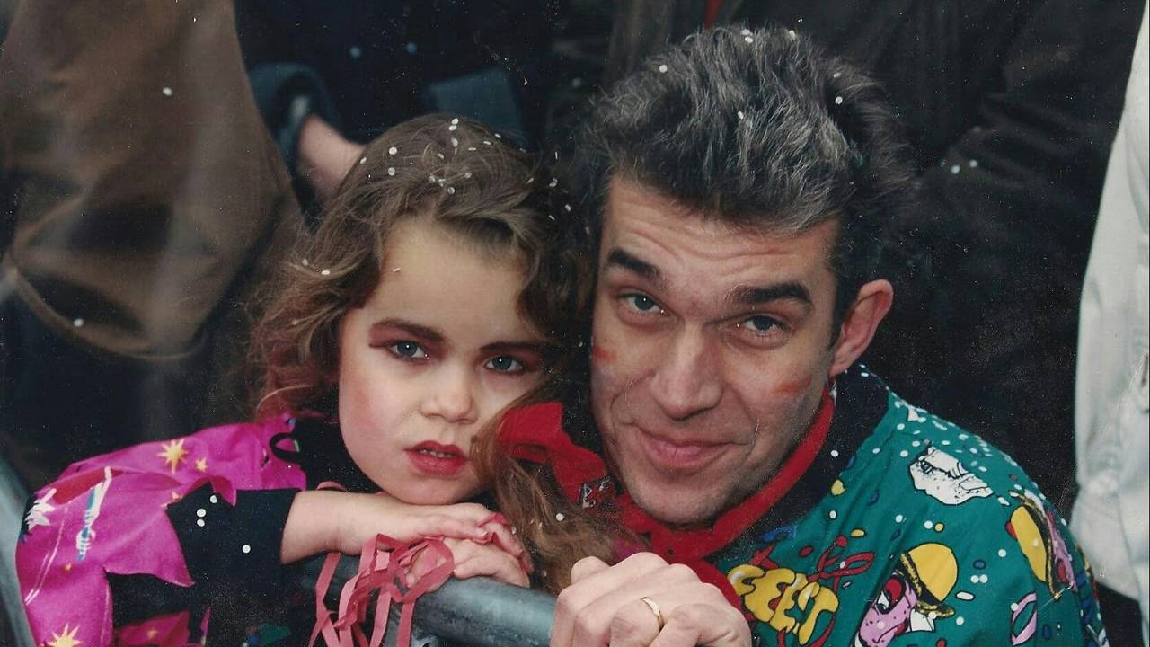 Laura en haar vader Johan