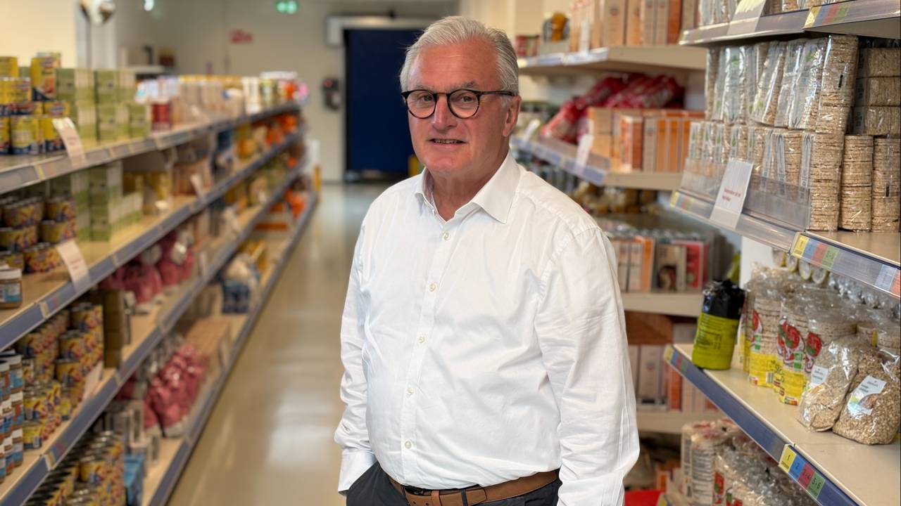 Voorzitter Rob van der Horst van de Voedselbank Eindhoven (foto: Rogier van Son).