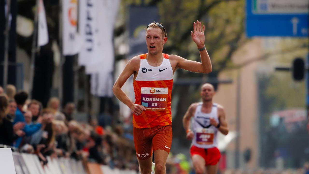 Björn Koreman bij de NN Marathon Rotterdam (foto: NN Running Team).
