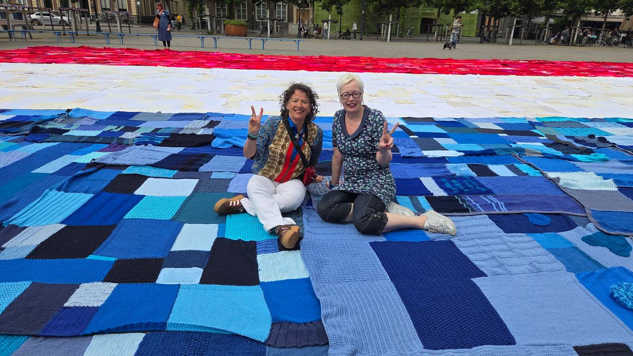 Birgitta Hermans (rechts) en Marianne van Heeswijk (links) kwamen met het idee (foto: Noël van Hooft).