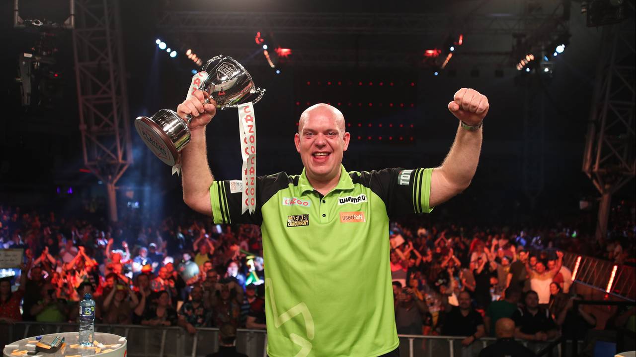 Van Gerwen in tranen na winst Players Championship Finals Omroep Brabant