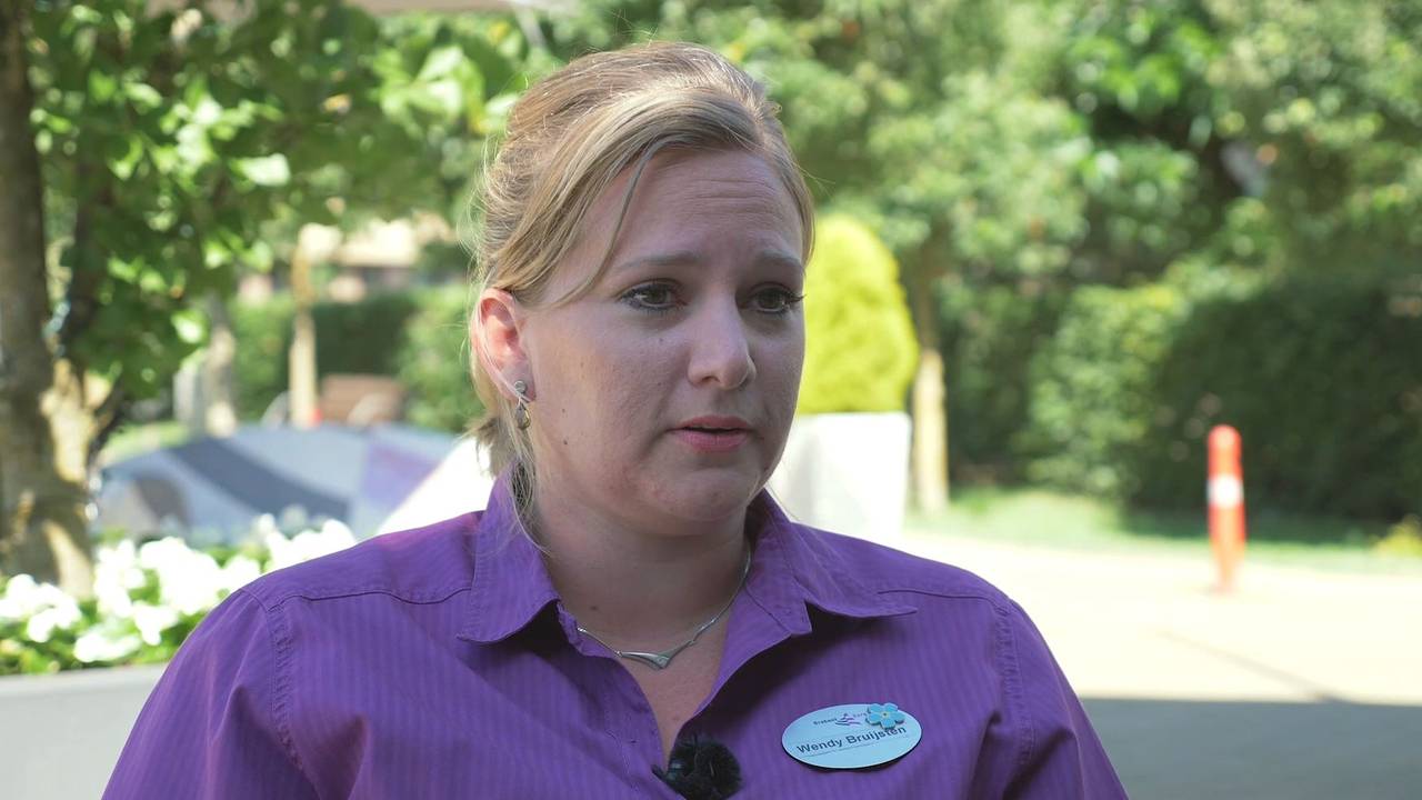 Wendy Bruijsten, verzorgende bij Sint Petrus in Boekel.