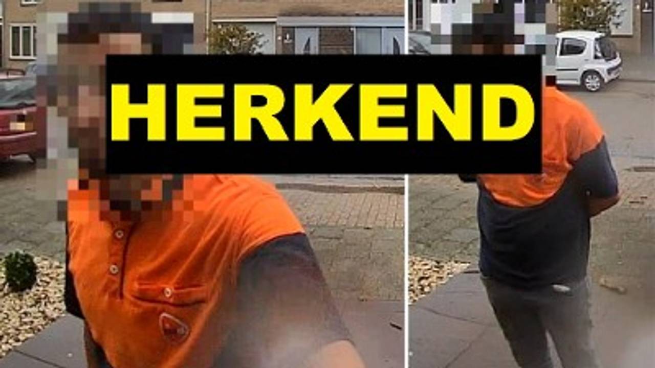 De verdachte die wel kon worden aangehouden (foto: politie.nl).