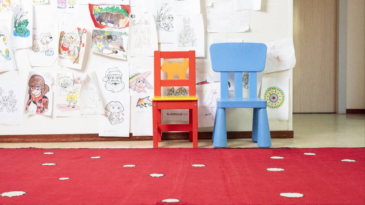 Wachtkamer jeugdzorginstelling (foto: ANP).