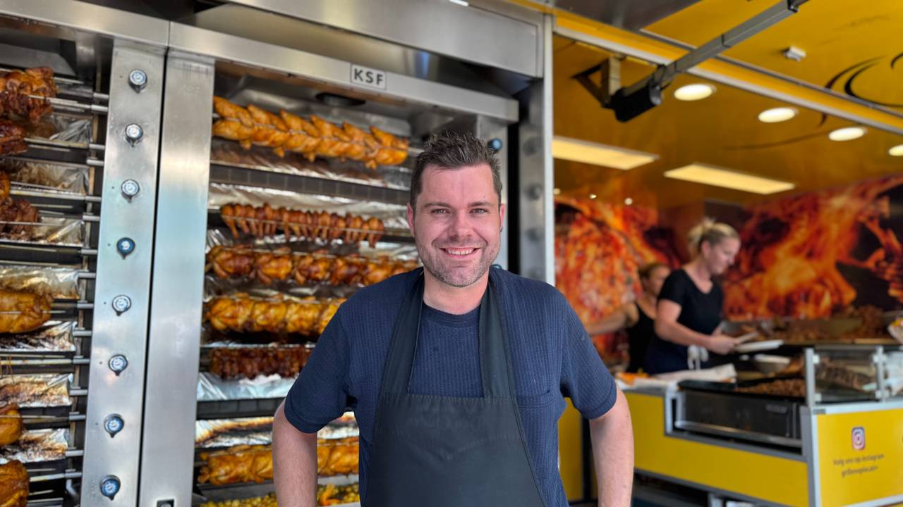 Wim is vanochtend wat eerder begonnen (foto: Omroep Brabant).