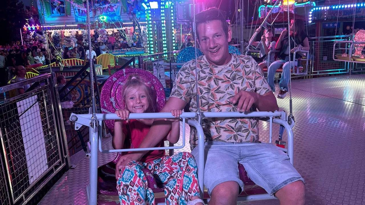 Ook nog even in de draaimolen (foto: Facebook Shirley van de Koppel).