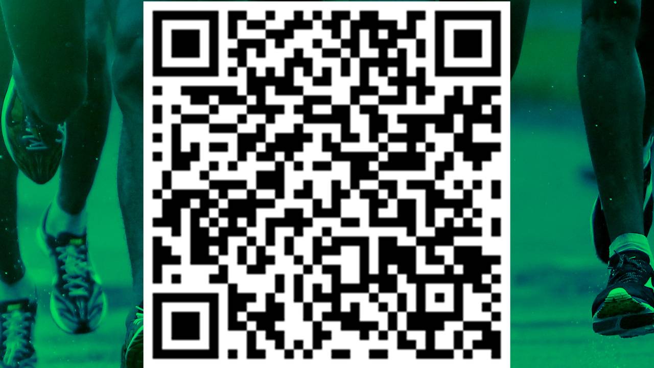 QR-code Marathon Eindhoven. 
