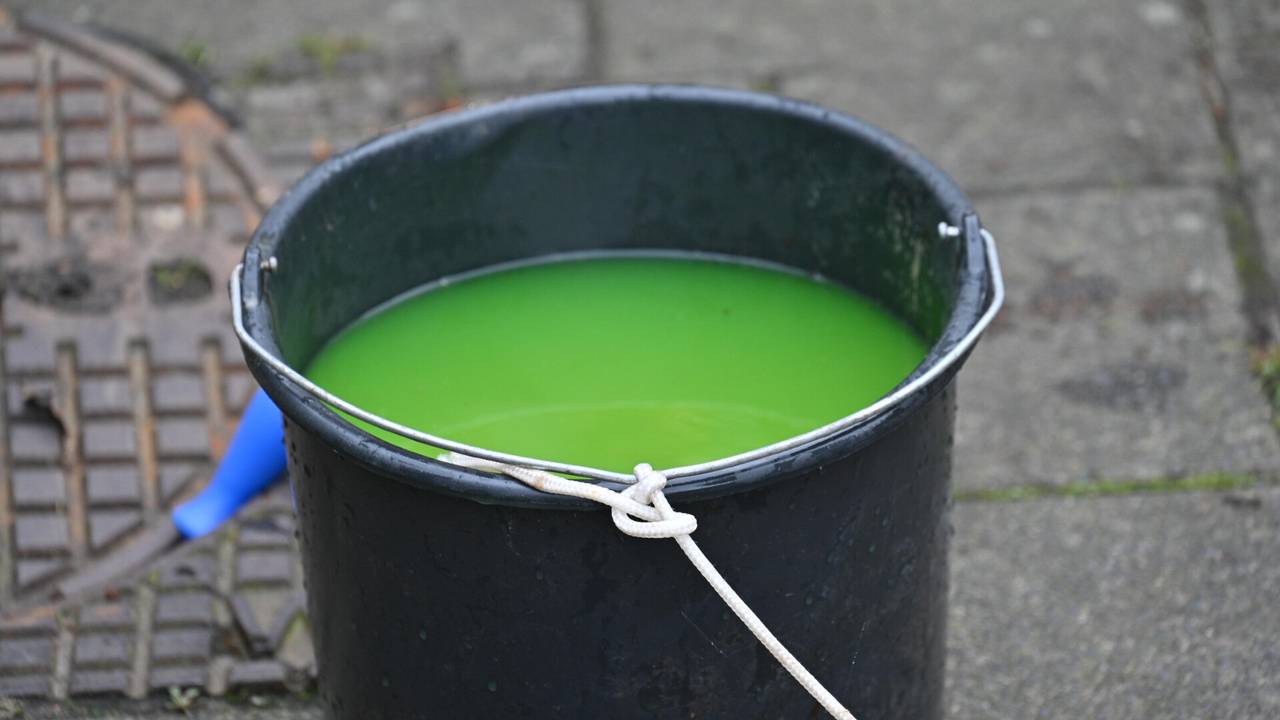 Gifgroene stof in riool Breda (foto: SQ Vision)