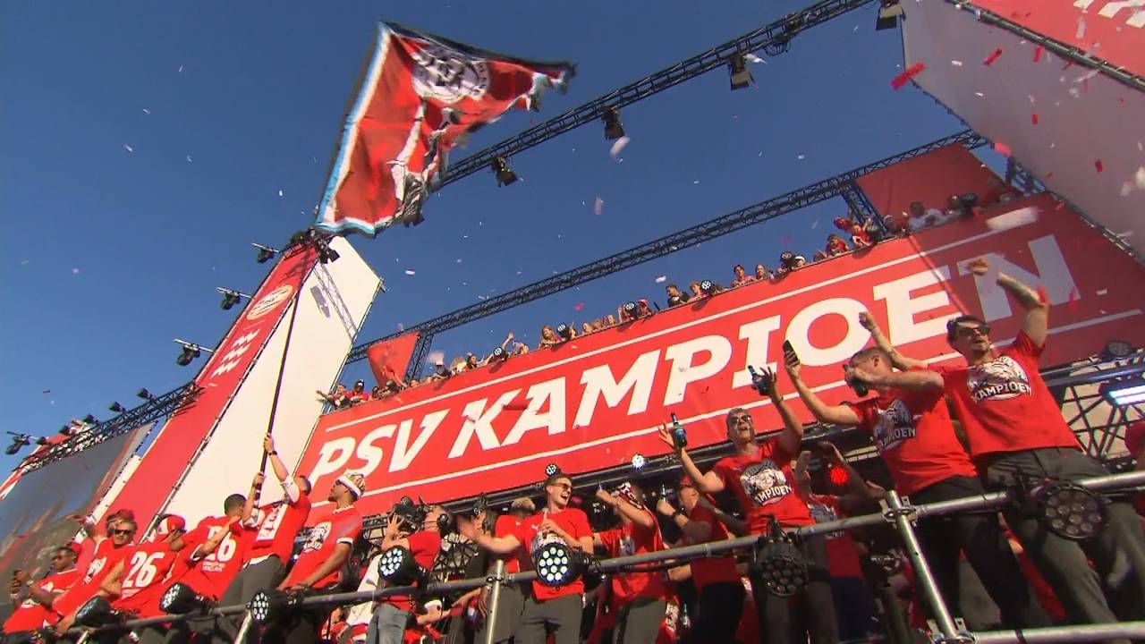 Hoogtepunten huldiging PSV 2025