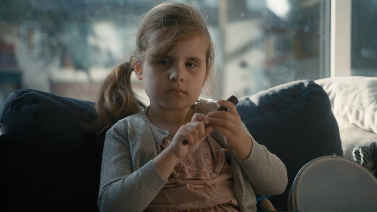 Maja groeit blind op