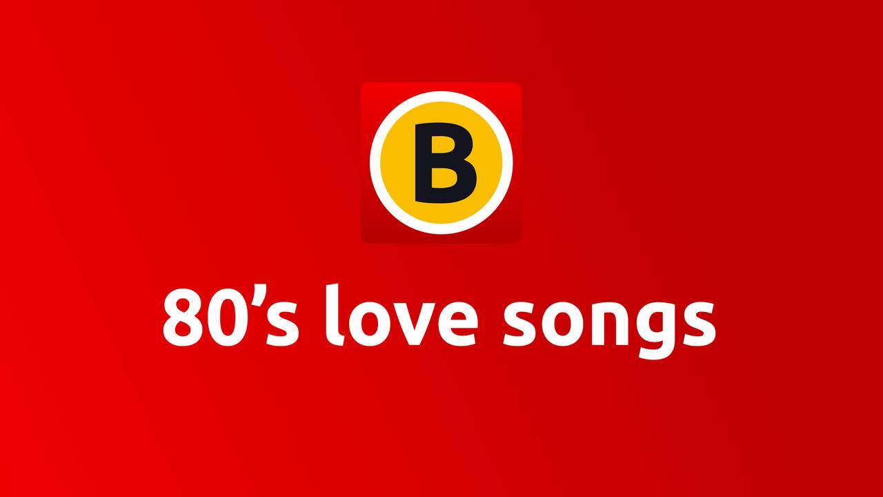 80's Love songs