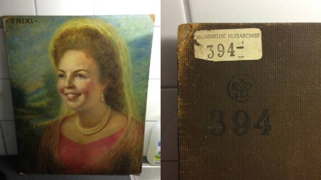 Het schilderij dat Beatrix ooit kreeg (Foto: Jasper Vinck).