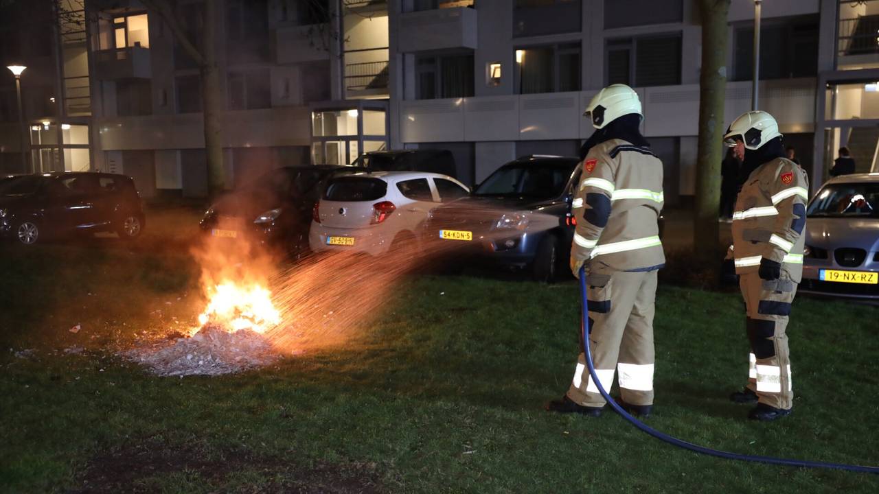 De brand ontstond in Boxtel (foto: Sander van Gils/SQ Vision).