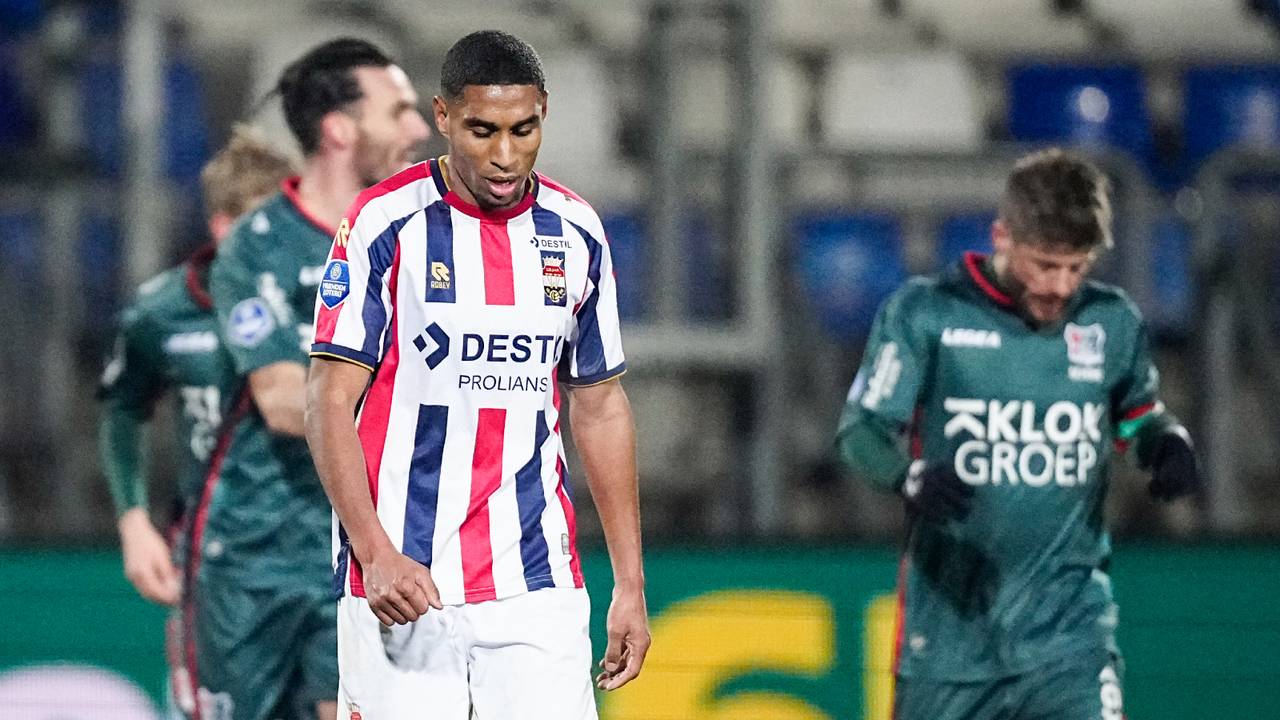 Teleurstelling bij Driess Saddiki (foto: Orange Pictures).