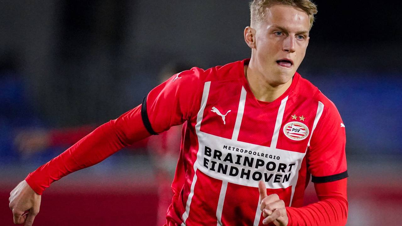 Simon Colyn scoorde vierde doelpunt voor Jong PSV (Archieffoto: Joris Verwijst/Orange Pictures).