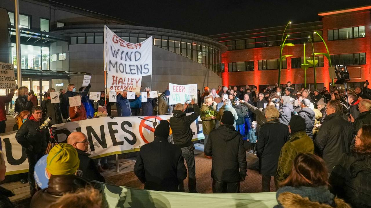 Eerder protest (archieffoto Gabor Heeres/SQ Vision).