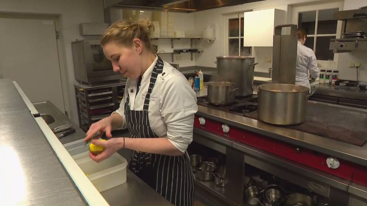 In restaurant La Fleuri